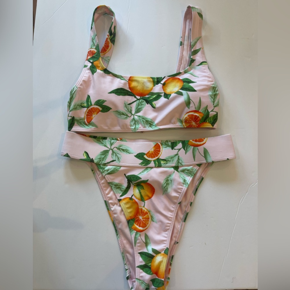 Forever 21 Bikini orange and pink